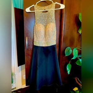 Formal Sequence Open Back Dress